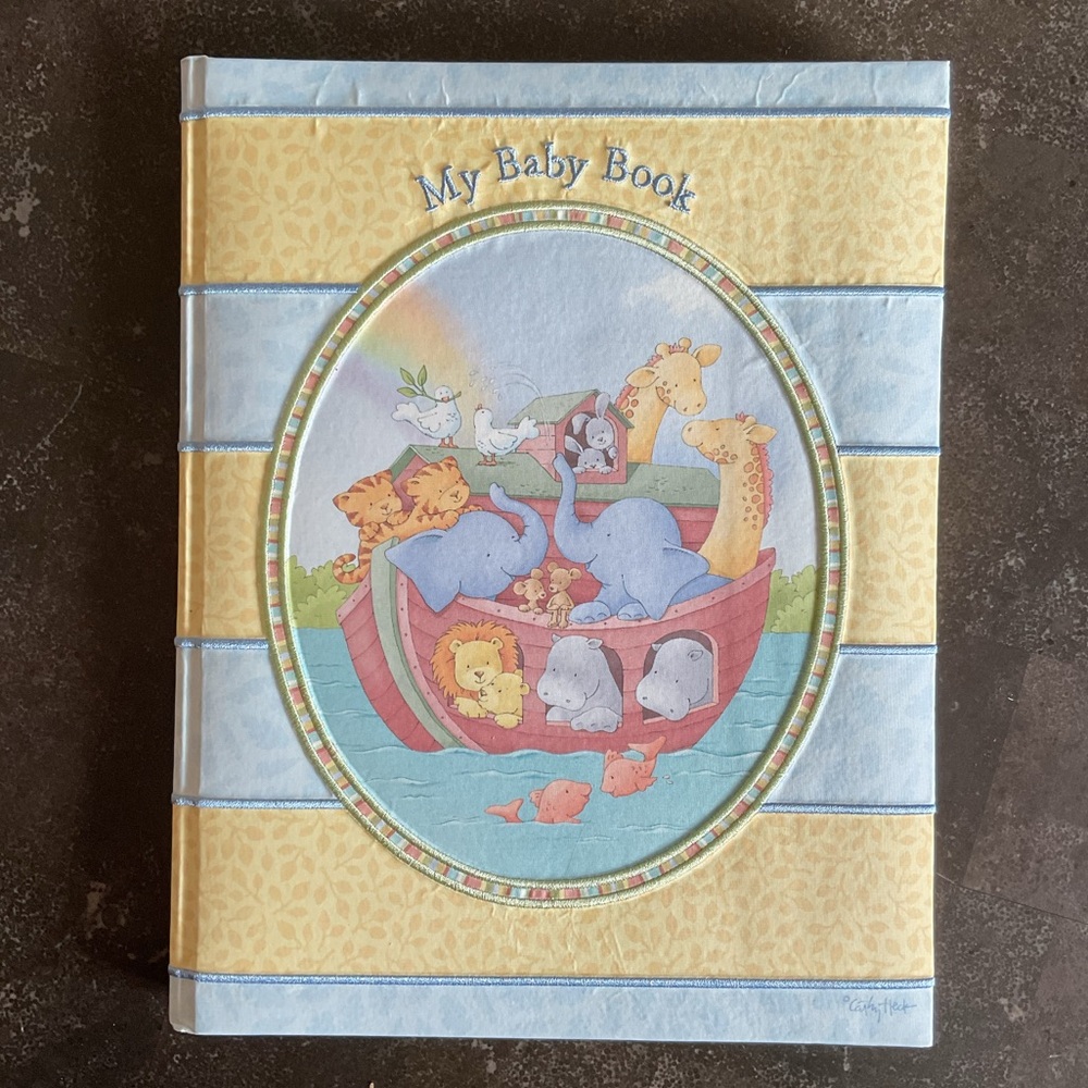 C.R. Gibson Noah’s Ark Baby Book by Kathy Heck Giftable Keepsake